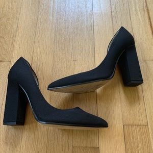 Emerson Fry D’Orsay Black Block Heels, Size 39